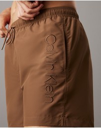 Calvin Klein - Logo Embroidery Medium Drawstring Swim Shorts
