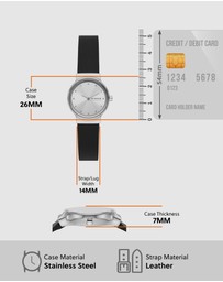 Skagen - Freja Lille Black Analogue Watch
