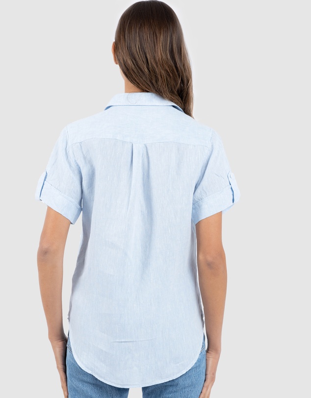 CAMIXA - FEBE Short Sleeve Linen shirt