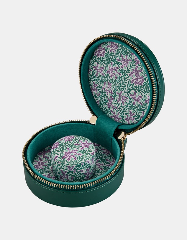 Wolf - WOLF Sophia Round Zip Case Forest Green Fruit Botanical