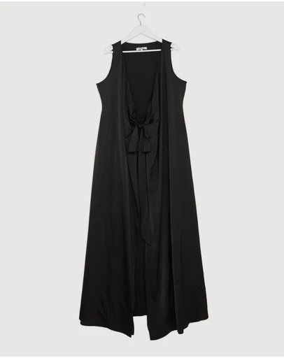 Revibe - Repaired CHANCERY Lani Sleeveless Wrap Maxi Dress - AU 18