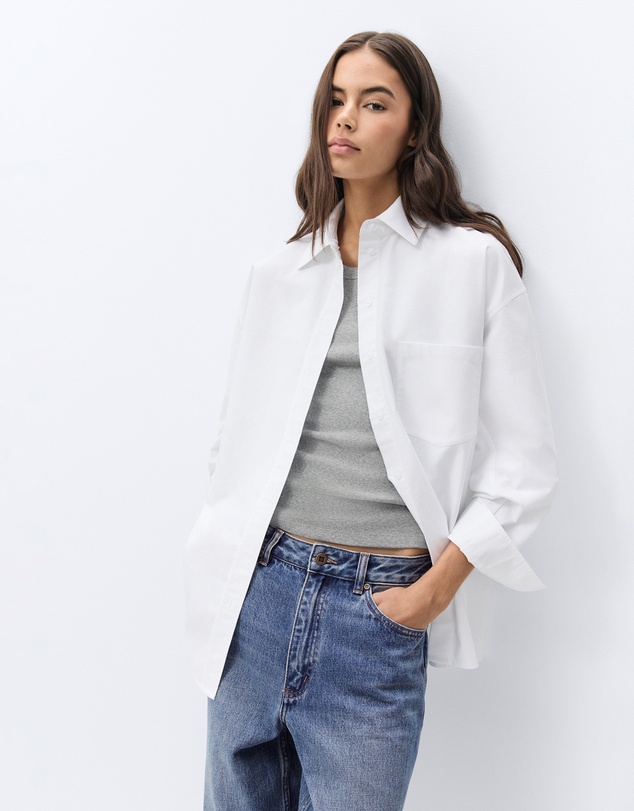 UNISON - Oversized Oxford Shirt