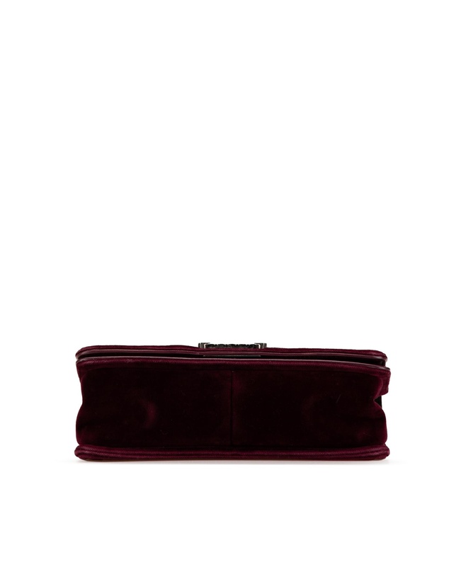 Pre-Loved by Azura Reborn - Pre-Loved chanel Chanel 19 Burgundy Tweed Velvet Shoulder Bag