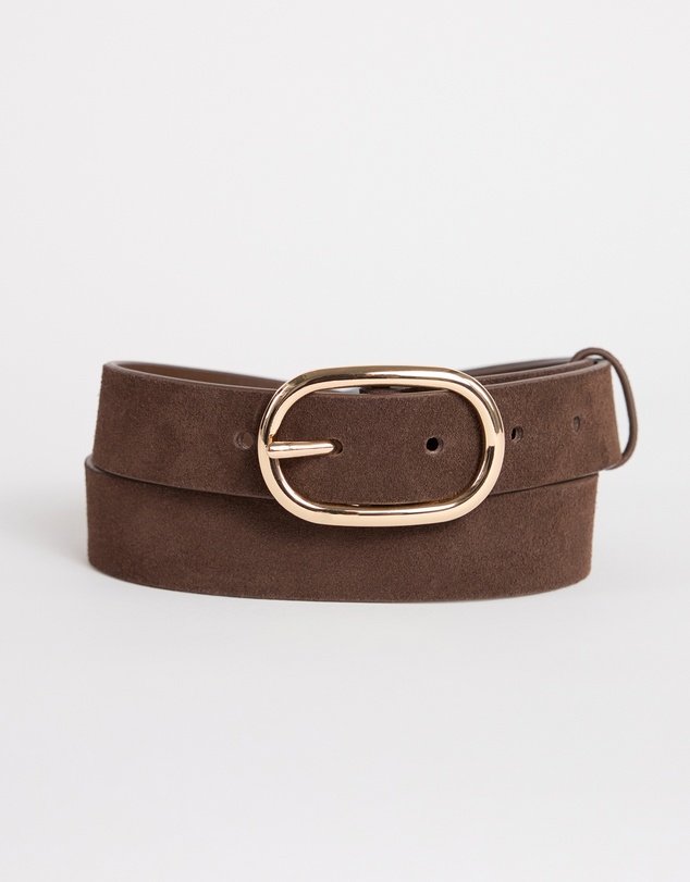 David Lawrence - Kumru Leather Suede Belt