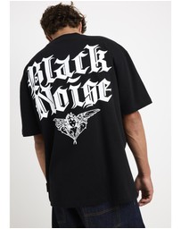 Black Noise White Rain - Crude Short Sleeve T-Shirt