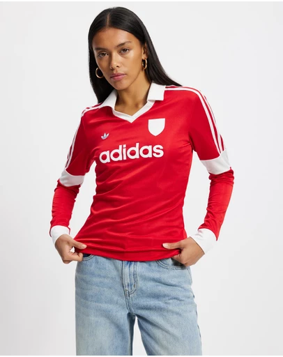 adidas Originals - Graphic Football Long Sleeve With Collar