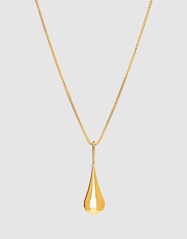 Najo - My Silent Tears Yellow Gold Necklace