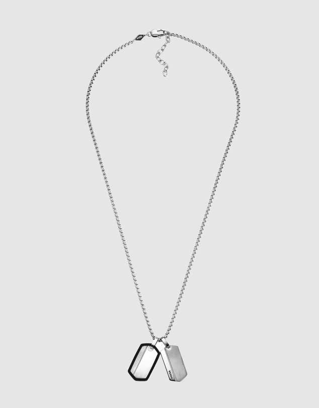 Fossil - Vintage Casual Silver-Tone Necklace