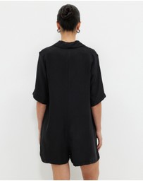 Calli - Cupro Slouch Playsuit