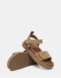 EVERAU - EverAU Ugg Carla Cow Suede Upper Sandals