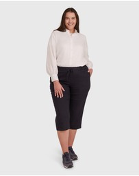 Sportscraft - Rosa Crop Linen Pant