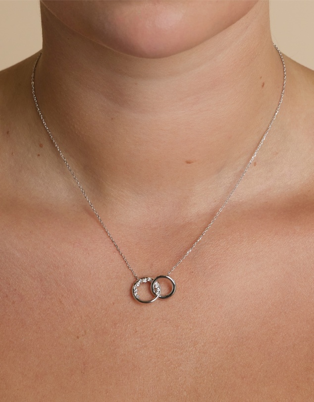 Astrid & Miyu - Spiral Crystal Pendant Necklace