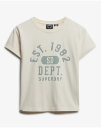 Superdry - Athletic Graphic Fitted Slim Fit Tee