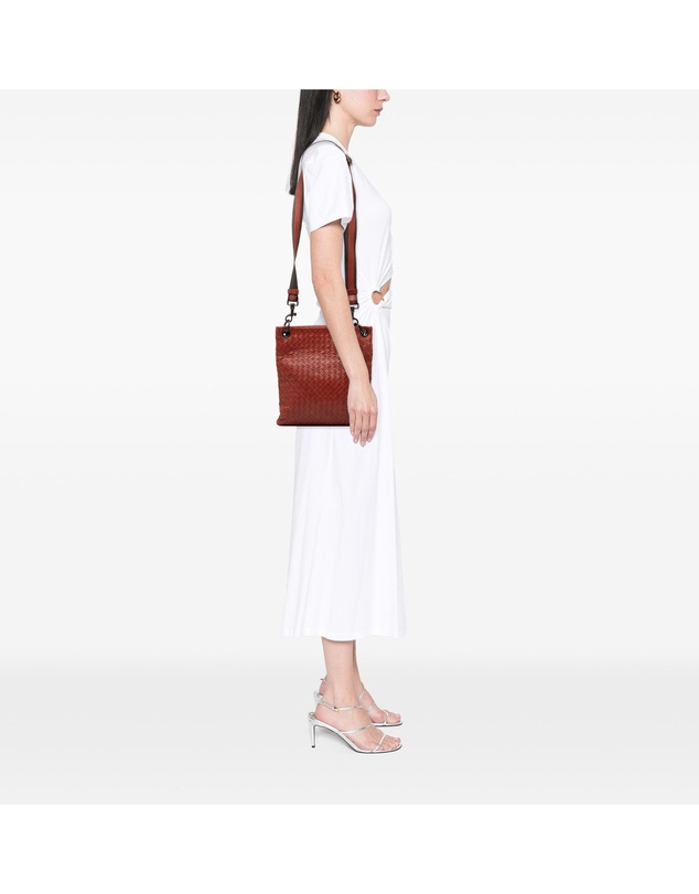 Pre-Loved by Azura Reborn - Pre-Loved Leather Intrecciato Crossbody