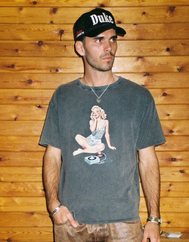 Duke + Dexter - Pin Up Washed Grey T-Shirt