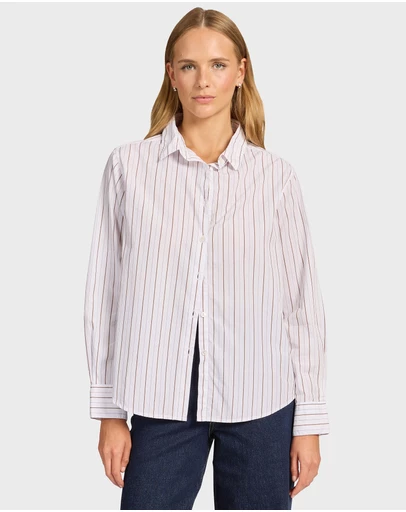 Academy Brand - Alma Stripe Poplin Shirt