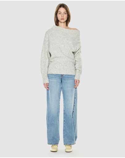 White & Grey Melange