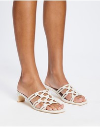AERE - Knotted Leather Heels