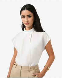 Forcast - Tiara High Neck Shell Top
