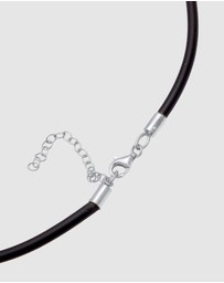 Elli Jewelry - Necklace Textile Chain 925 Sterling Silver