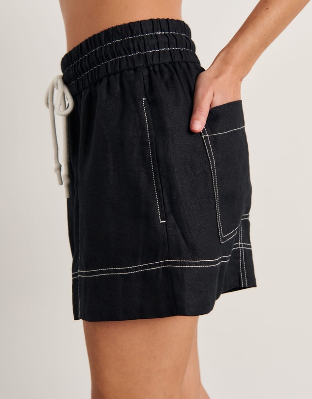 Jag - Gigi Linen Pull On Short