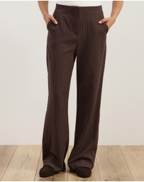 Atmos&Here - Vaila Tailored Wide Leg Pants