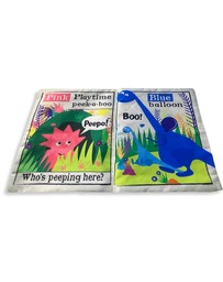 Jo and Nics Crinkly Cloth Books - Rainbow Dinosaurs