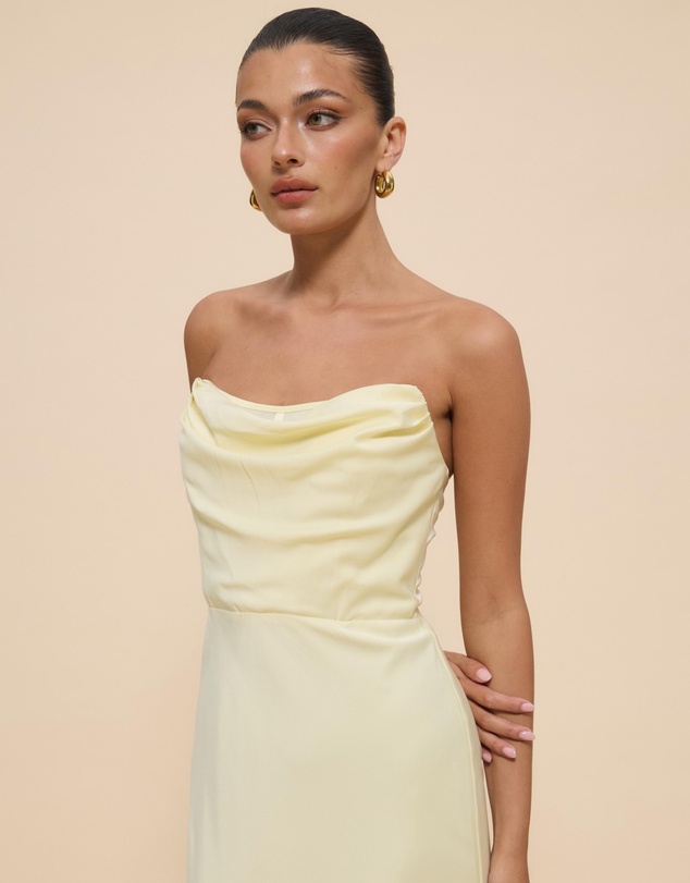 Revibe - Repaired CHANCERY Jada Strapless Corset Maxi Dress - AU 8