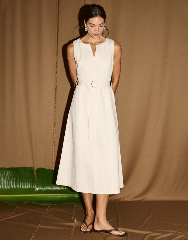 Staple the Label - Roselle Belted Midi Dress