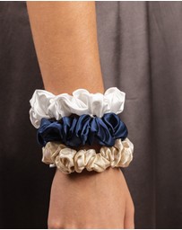 SILK MAGNOLIA - Pure Silk Scrunchie
