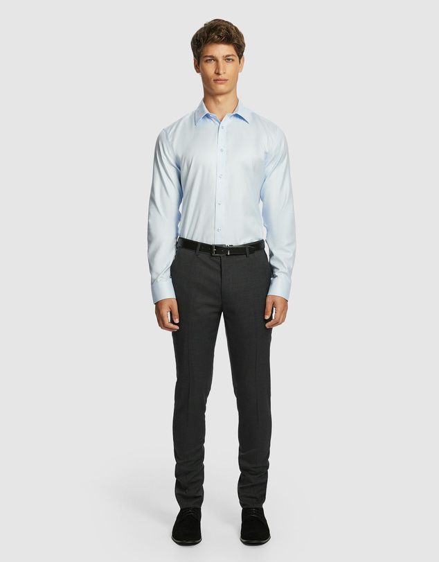 yd. - Maximum Two Ply Cotton Slim Dress Shirt