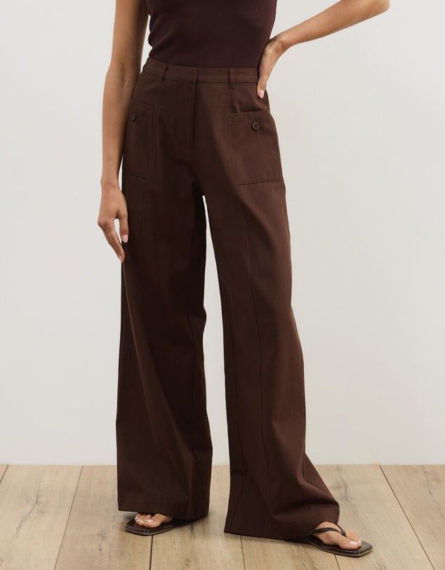 Atmos&Here - Esme Cotton Twill Pants