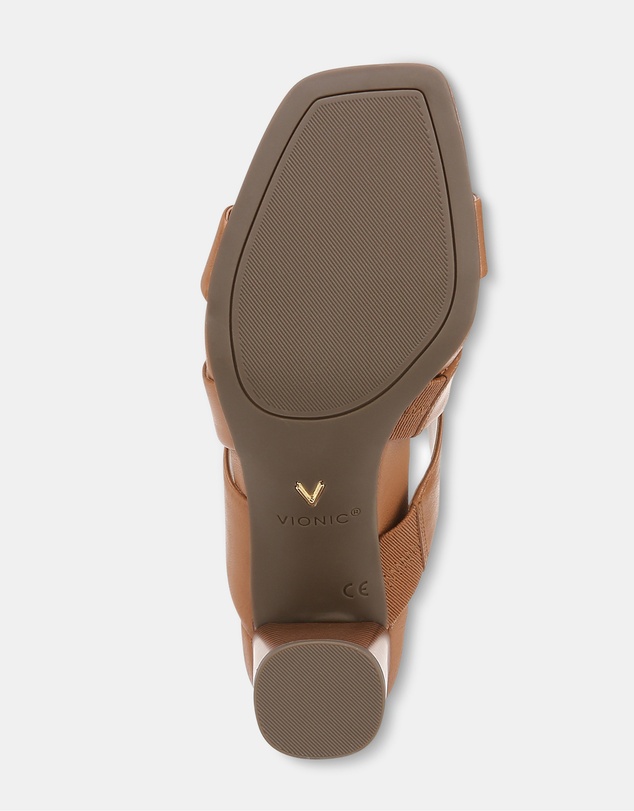 Vionic - Merlot Heeled Sandal - Toffee