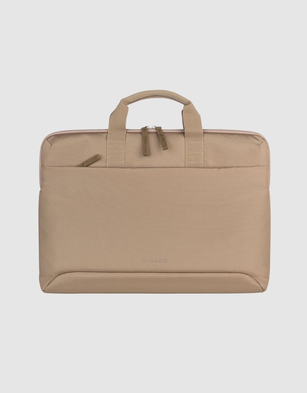Tucano - Tucano Smilza Super Slim Laptop Bag Beige Fits 15.6 Inch Laptops Lightweight Durable Eco