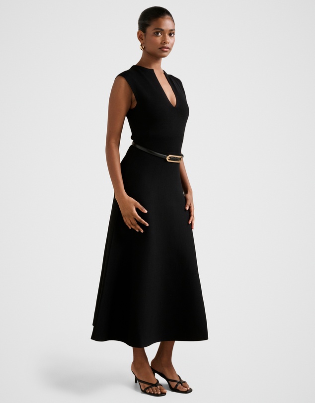Forever New Petite - Celia Petite Extended Shoulder Midi Dress