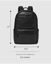 Fossil - Fossil Buckner Black Backpack MBG9465001