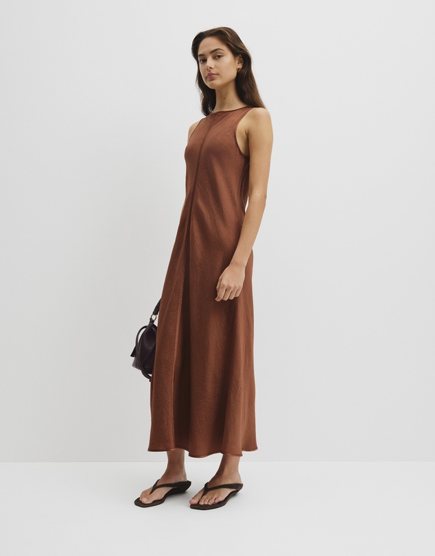 Country Road - Boat Neck Bias Dress