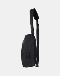 Pierre Cardin - Pierre Cardin Men's Nylon Sling Bag