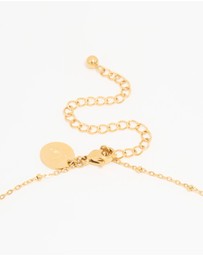 Lovisa - Waterproof Gold Plated Stainless Steel Pearl & Starfish Dainty Necklace