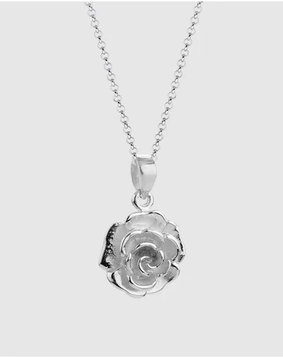 Elli Jewelry - Necklace with Pendant Rose 925 Sterling Silver