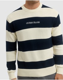 GUESS Jeans - GUESS JEANS Striped Knit Jumper