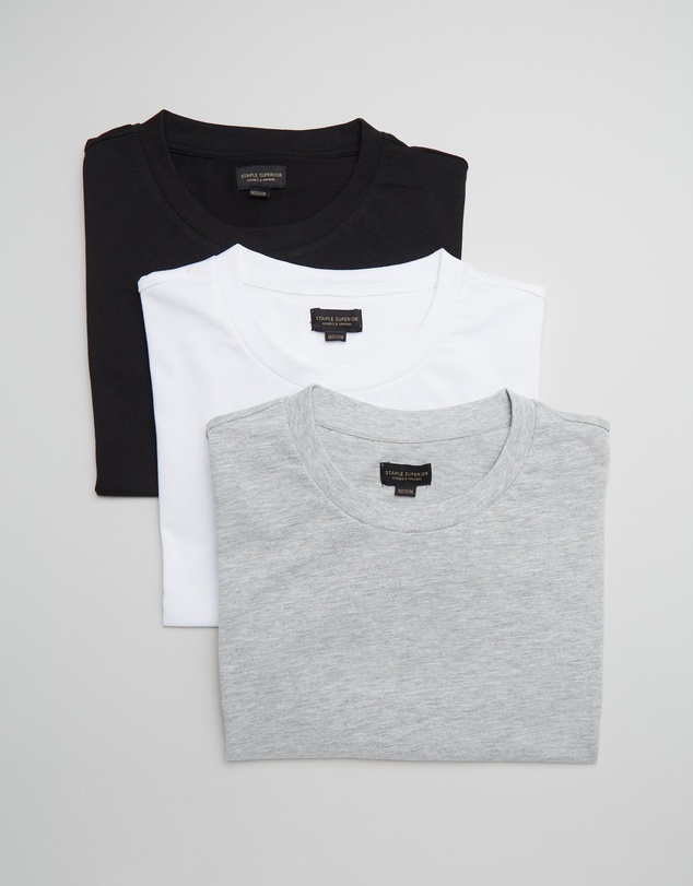 Staple Superior - 3-Pack Organic Regular Fit Tee