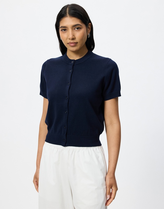 White By FTL - Ruby Short Sleeve Cardigan