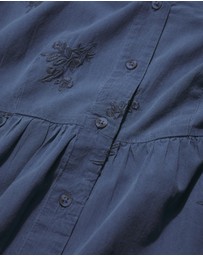 Seasalt - Seasalt Cornwall Blue Fowen Shirt-Style Midi Dress