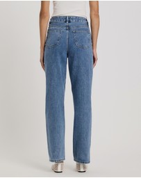 Atmos&Here - Mary Mid Rise Straight Leg Jeans