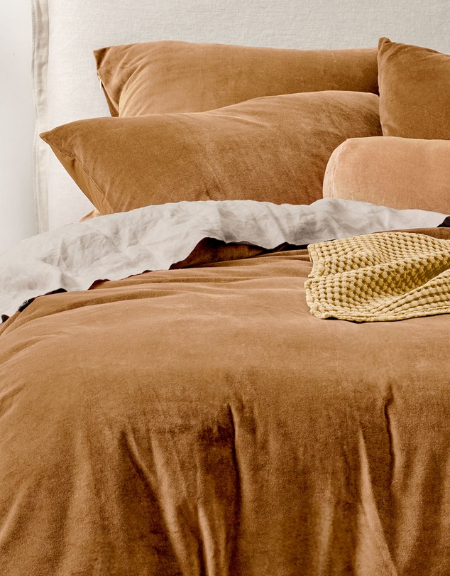 Aura Home - Luxury Velvet Quilt Cover