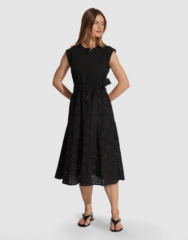 Decjuba - Eden Broderie Midi Dress