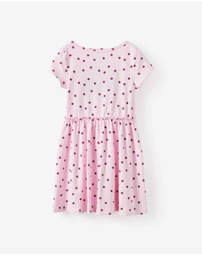 Cotton On Kids - Boat Neck Frill Short Sleeve Dress
