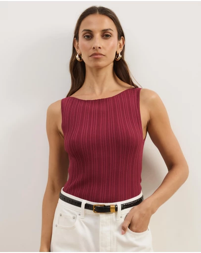 Atmos&Here - Arna Sleeveless Knitted Top