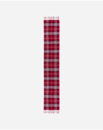 Ozwear Connection Uggs - 100% Wool Scarf Red Check